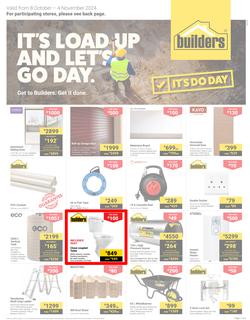 Builders Inland : It's Load Up And Let's Go Day (08 October - 04 November 2024), page 1