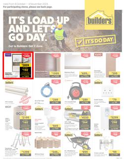 Builders Inland : It's Load Up And Let's Go Day (08 October - 04 November 2024), page 1