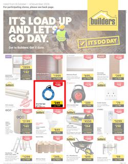 Builders Inland : It's Load Up And Let's Go Day (08 October - 04 November 2024), page 1