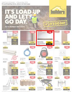 Builders Inland : It's Load Up And Let's Go Day (08 October - 04 November 2024), page 1