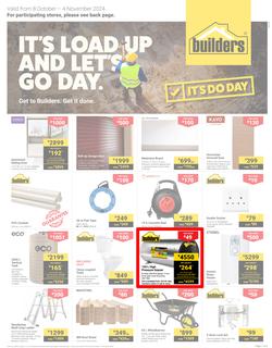 Builders Inland : It's Load Up And Let's Go Day (08 October - 04 November 2024), page 1