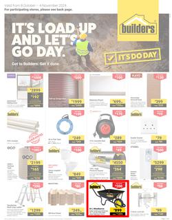 Builders Inland : It's Load Up And Let's Go Day (08 October - 04 November 2024), page 1