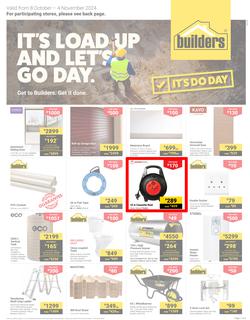 Builders Inland : It's Load Up And Let's Go Day (08 October - 04 November 2024), page 1