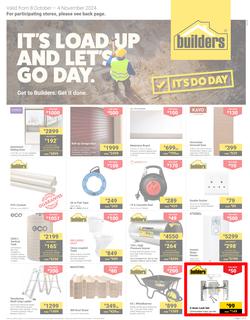 Builders Inland : It's Load Up And Let's Go Day (08 October - 04 November 2024), page 1