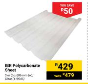 IBR Polycarbonate Sheet 419041