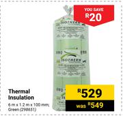 Thermal Insulation Green  298651-6m x 1.2m X 100m
