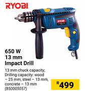 Ryobi 650W 13mm Impact Drill 850005057