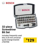 Bosch 32 Piece Screwdriver Bit Set