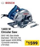 Bosch 1400W Circular Saw