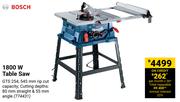 Bosch 1800W Table Saw