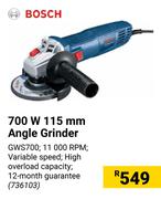 Bosch 700W 115mm Angle Grinder