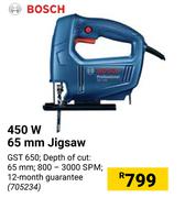 Bosch 450W 65mm Jigsaw