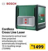 Bosch Cordless Cross Line Laser