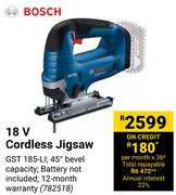 Bosch 18V Cordless Jigsaw