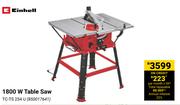 Einhell 1800W Table Saw