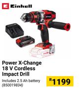 Einhell Power X-Change 18V Cordless Impact Drill