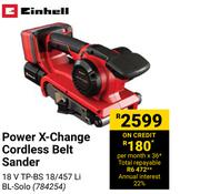 Einhell Power X-Change Cordless Belt Sander