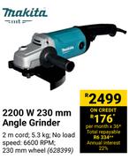 Makita 2200W 230mm Angle Grinder