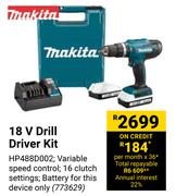 Makita 18V Drill Driver Kit