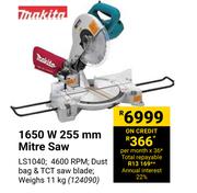Makita 1650W 255mm Mitre Saw