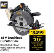 CAT 18V Brushless Circular Saw