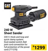 CAT 240W Sheet Sander
