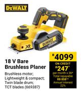 Dewalt 18V Bare Brushless Planer