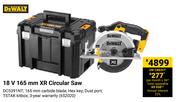 Dewalt 18V 165mm XR Circular Saw