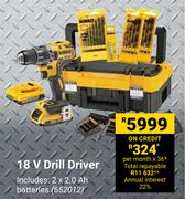 Dewalt 18V Drill Driver