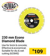 Ruwag 230mm Econo Diamond Blade