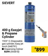 Sievert 400g Easyjet & Propane Cylinder
