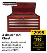 Mastercraft 4-Drawer Tool Chest 774055