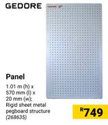 Gedore Panel 1.01m(h) x 570mm(l) x 20mm(w)