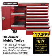 Mastercraft 10-Drawer Mobile Trolley 359468
