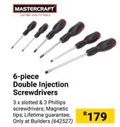 Mastercraft 6-Piece Double Injection Screwdrivers 642527