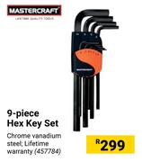 Mastercraft 9-Piece Hex Key Set 457784