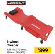 Mastercraft 6-Wheel Creeper 664952