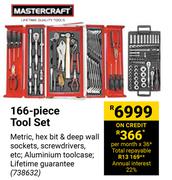 Mastercraft 166-Piece Tool Set 738632