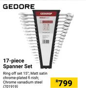 Gedore 17-Piece Spanner Set 701919