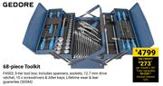 Gedore  68-Piece Toolkit 30584