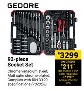 Gedore 92-Piece Socket Set 702058
