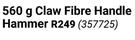 Grip 560g Claw Fibre Handle Hammer 357725