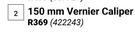 Grip 150mm Vernier Caliper 422243