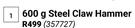 Grip 600g Steel Claw Hammer 357727