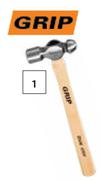 Grip 200g Wooden Handle Ballpeen Hammer 359252