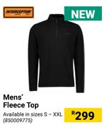 Interceptor Mens' Fleece Top 850009775