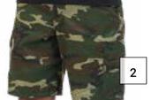 Beck Camo Cargo Shorts 589420