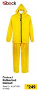 Beck Contract Rubberized Rainsuit 671051, 671043