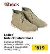 Beck Ladies buck Safari Shoes 766875, 766882, 766872