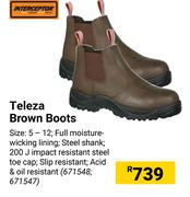 Interceptor Teleza Brown Boots 671548, 671547
